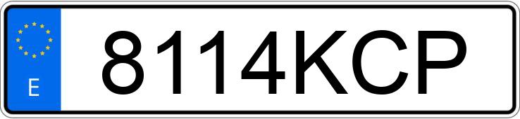 Numer rejestracyjny 8114KCP posiada AUDI A4 Numer rejestracyjny 8114KCP posiada AUDI A4