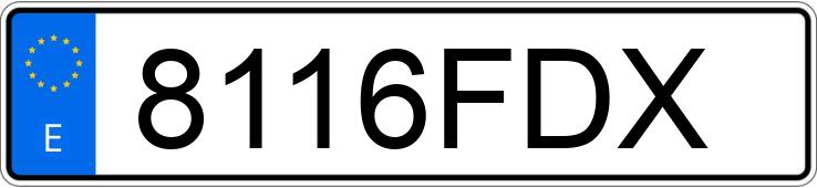 Numer rejestracyjny 8116FDX posiada CITROEN BERLINGO Numer rejestracyjny 8116FDX posiada CITROEN BERLINGO