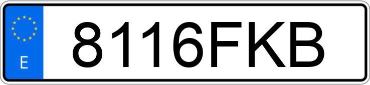 Numer rejestracyjny 8116FKB posiada PEUGEOT 307 Numer rejestracyjny 8116FKB posiada PEUGEOT 307