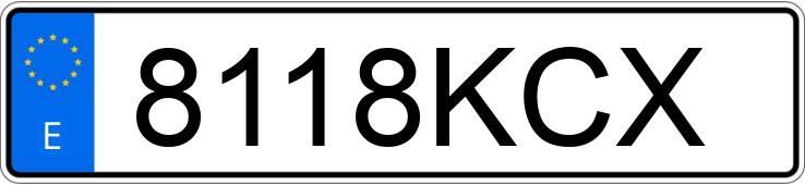 Numer rejestracyjny 8118KCX posiada AUDI Q5 Numer rejestracyjny 8118KCX posiada AUDI Q5