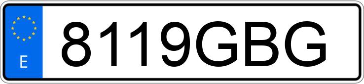 Numer rejestracyjny 8119GBG posiada SUZUKI GSR Numer rejestracyjny 8119GBG posiada SUZUKI GSR