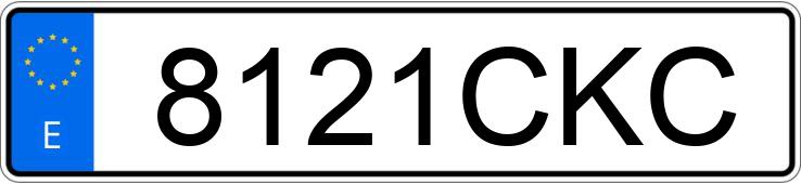 Numer rejestracyjny 8121CKC posiada CITROEN C5
