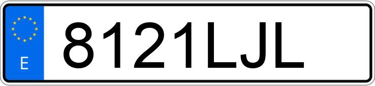 Numer rejestracyjny 8121LJL posiada LAND ROVER RANGE ROVER EVOQUE