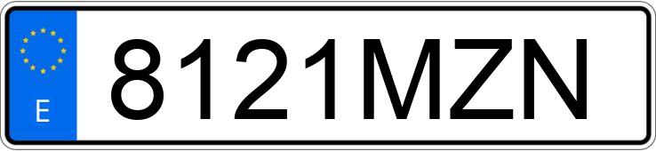 Numer rejestracyjny 8121MZN posiada CUPRA LEON