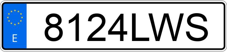 Numer rejestracyjny 8124LWS posiada IVECO EUROCARGO