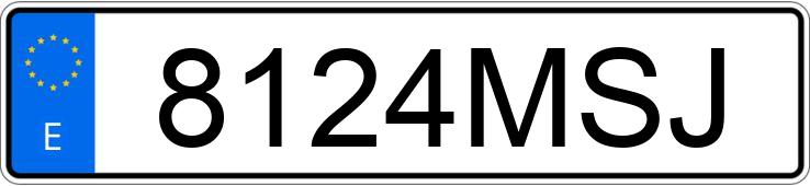 Numer rejestracyjny 8124MSJ posiada VOLKSWAGEN PASSAT Numer rejestracyjny 8124MSJ posiada VOLKSWAGEN PASSAT