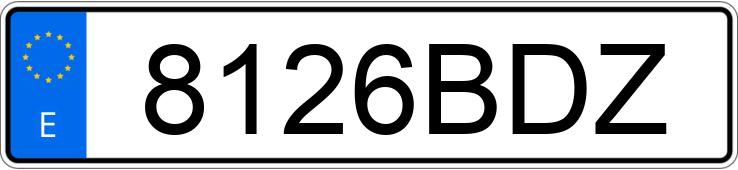 Numer rejestracyjny 8126BDZ posiada SEAT IBIZA Numer rejestracyjny 8126BDZ posiada SEAT IBIZA