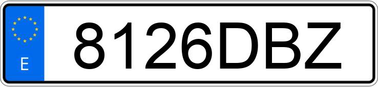 Numer rejestracyjny 8126DBZ posiada FORD FOCUS Numer rejestracyjny 8126DBZ posiada FORD FOCUS