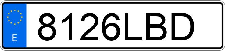 Numer rejestracyjny 8126LBD posiada RENAULT TRAFIC Numer rejestracyjny 8126LBD posiada RENAULT TRAFIC