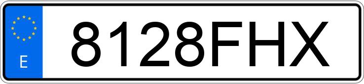 Numer rejestracyjny 8128FHX posiada OPEL CORSA