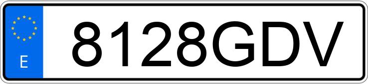 Numer rejestracyjny 8128GDV posiada PEUGEOT 807