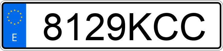 Numer rejestracyjny 8129KCC posiada NISSAN MICRA