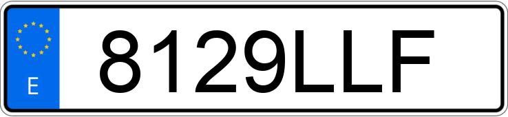 Numer rejestracyjny 8129LLF posiada MAZDA MAZDA3