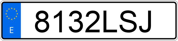 Numer rejestracyjny 8132LSJ posiada VOLKSWAGEN TIGUAN ALLSPACE