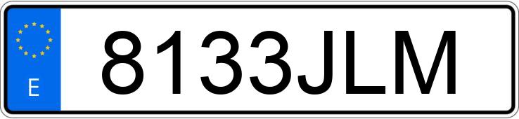 Numer rejestracyjny 8133JLM posiada PEUGEOT PARTNER