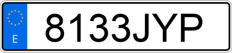 Numer rejestracyjny 8133JYP posiada PEUGEOT 3008 Numer rejestracyjny 8133JYP posiada PEUGEOT 3008