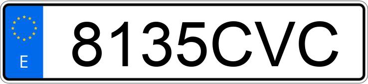 Numer rejestracyjny 8135CVC posiada VOLKSWAGEN GOLF Numer rejestracyjny 8135CVC posiada VOLKSWAGEN GOLF