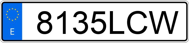 Numer rejestracyjny 8135LCW posiada VOLKSWAGEN POLO