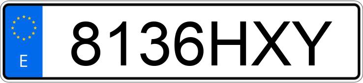 Numer rejestracyjny 8136HXY posiada AUDI A3 SPORTBACK Numer rejestracyjny 8136HXY posiada AUDI A3 SPORTBACK