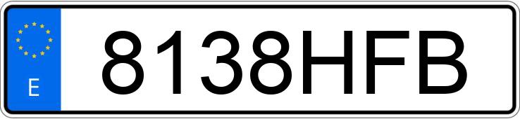 Numer rejestracyjny 8138HFB posiada KIA SORENTO