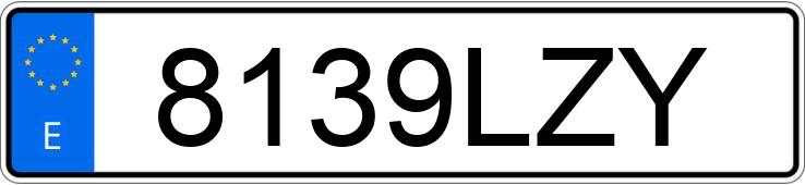 Numer rejestracyjny 8139LZY posiada HYUNDAI I20