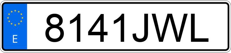 Numer rejestracyjny 8141JWL posiada SEAT IBIZA Numer rejestracyjny 8141JWL posiada SEAT IBIZA