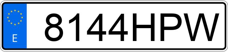 Numer rejestracyjny 8144HPW posiada CHEVROLET-GM AVEO