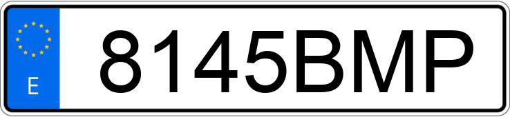 Numer rejestracyjny 8145BMP posiada CITROEN SAXO