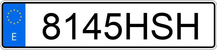 Numer rejestracyjny 8145HSH posiada SEAT LEON