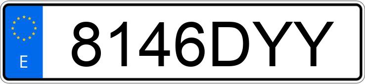 Numer rejestracyjny 8146DYY posiada FORD FOCUS