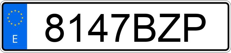 Numer rejestracyjny 8147BZP posiada CITROEN C3