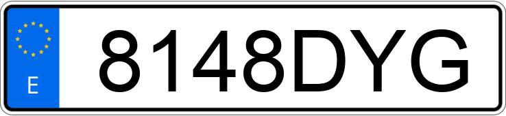 Numer rejestracyjny 8148DYG posiada SEAT LEON Numer rejestracyjny 8148DYG posiada SEAT LEON