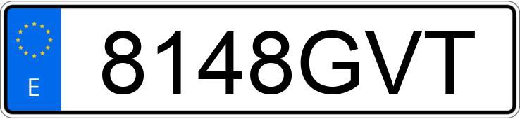 Numer rejestracyjny 8148GVT posiada AUDI A4