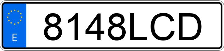 Numer rejestracyjny 8148LCD posiada MERCEDES A (177)