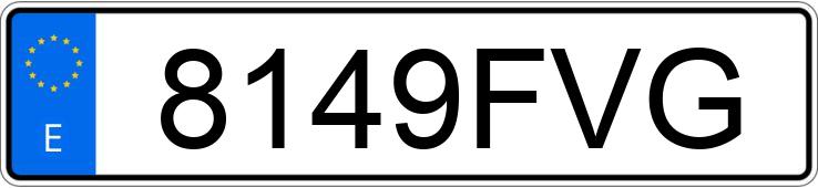 Numer rejestracyjny 8149FVG posiada BMW SERIE 1