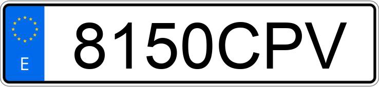 Numer rejestracyjny 8150CPV posiada SEAT LEON