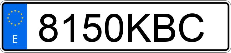 Numer rejestracyjny 8150KBC posiada SEAT LEON