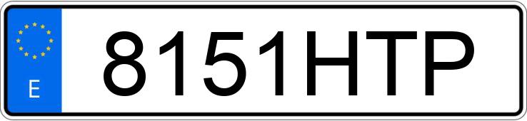 Numer rejestracyjny 8151HTP posiada LAND ROVER RANGE ROVER EVOQUE