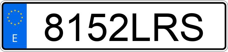 Numer rejestracyjny 8152LRS posiada FORD TRANSIT COURIER