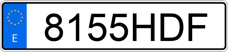 Numer rejestracyjny 8155HDF posiada OPEL ASTRA GTC