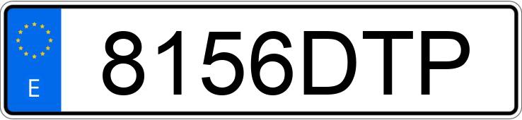 O número de registro 8156DTP tem MERCEDES SL (230)