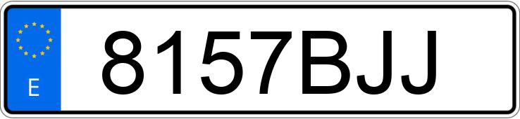 Numer rejestracyjny 8157BJJ posiada MERCEDES SLK (170-171)