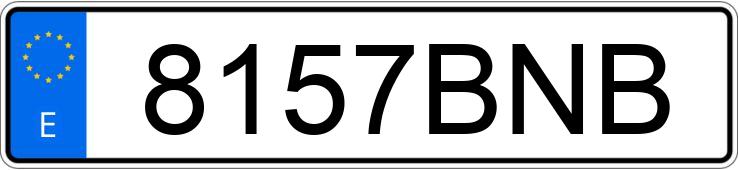 Numer rejestracyjny 8157BNB posiada OPEL ASTRA