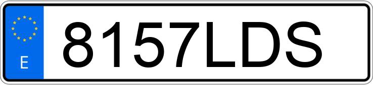 Numer rejestracyjny 8157LDS posiada VOLKSWAGEN GOLF Numer rejestracyjny 8157LDS posiada VOLKSWAGEN GOLF