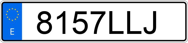 Numer rejestracyjny 8157LLJ posiada RENAULT MEGANE