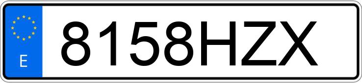 Numer rejestracyjny 8158HZX posiada CITROEN C4 AIRCROSS