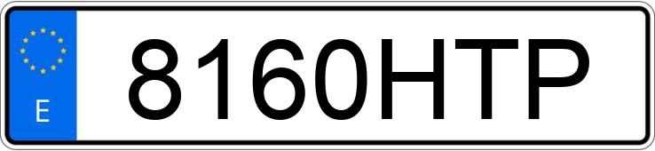 Registreringsnummeret 8160HTP har CITROEN C4 GRAND PICASSO