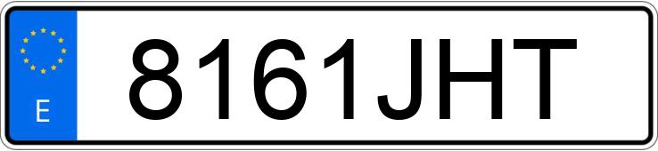 Numer rejestracyjny 8161JHT posiada SKODA OCTAVIA