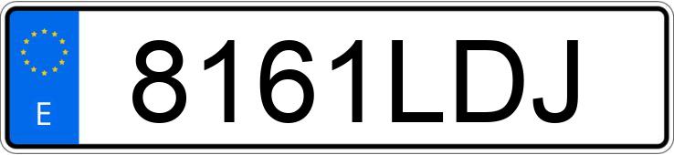 Numer rejestracyjny 8161LDJ posiada PEUGEOT 3008