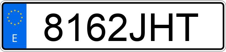 Numer rejestracyjny 8162JHT posiada SEAT IBIZA